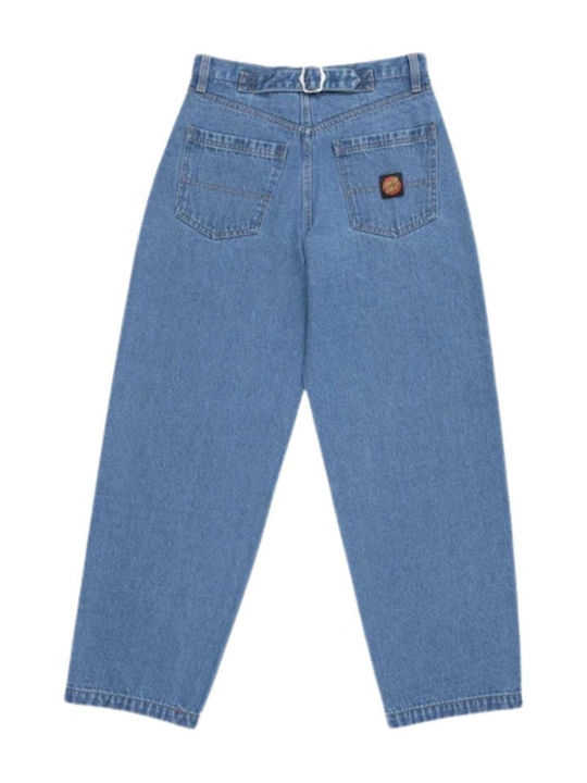 Damen Stoffhose Hellblau