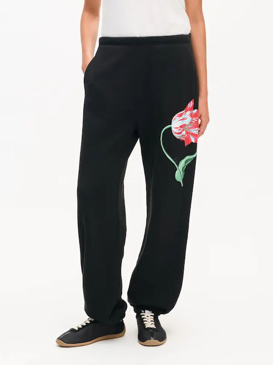 Tulip Women's Fabric Trousers Black
