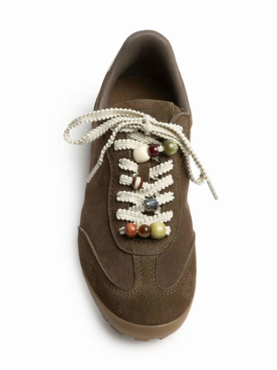 Sneakers de damă Kaki