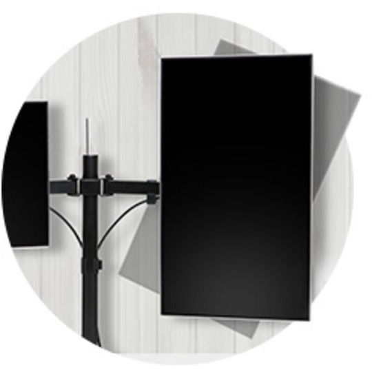Kensington SmartFit Ergo Desk Mount for 2 Monitors