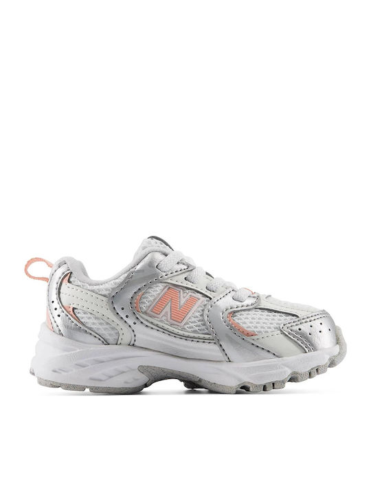 530 Παιδικά Sneakers Ασημί