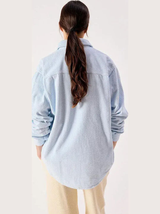 Long Sleeve Women's Corduroy Shirt Ciel
