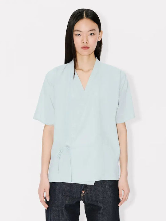 Μακρυμάνικο Γυναικείο Τζιν Πουκάμισο Stone Bleach Chambray