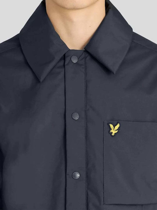 Langärmeliges Overshirt Dark Navy