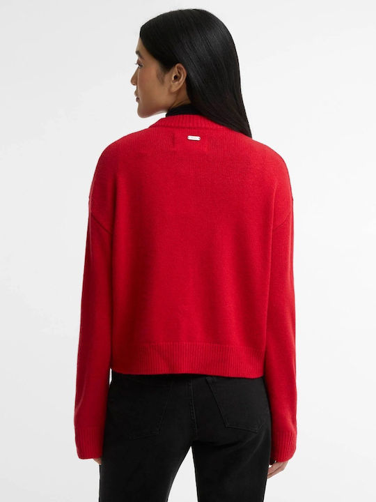 Damen-Strickjacke Rot