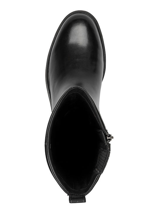 Cizme de Damă din Piele Negre