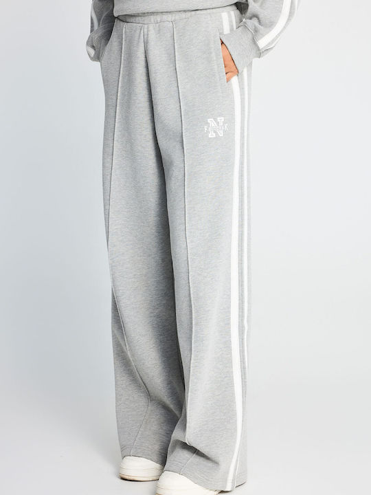 Ausgestellte Jogginghose Grau