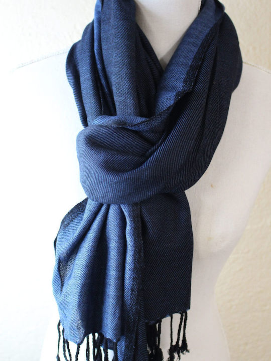 Women's Black Silk Scarf