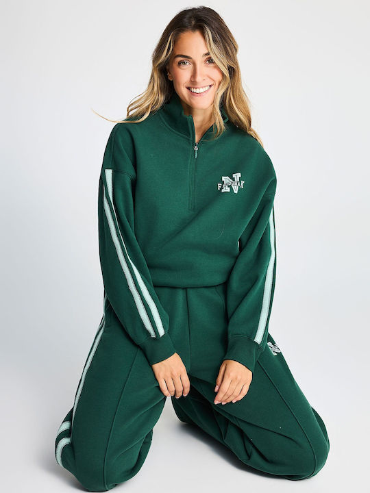 Cropped Women's Sweatshirt Green