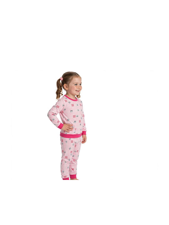 Join Winter-Kinderpyjama Rosa
