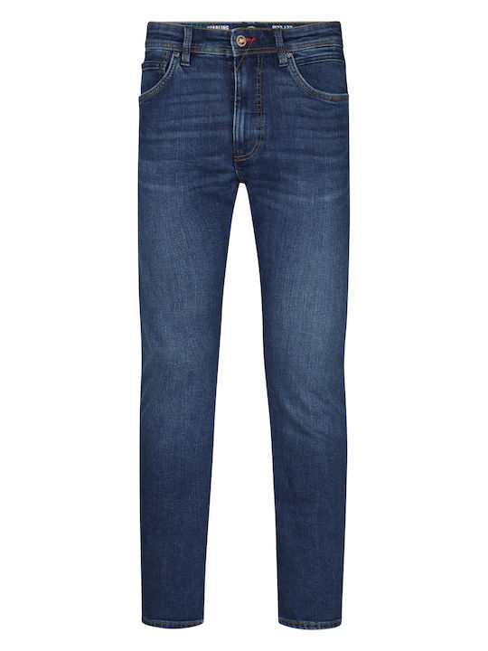 Blugi Bărbați Regular Straight Fit Albaștri