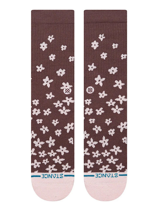 Stance Floral Sportsocken Braun