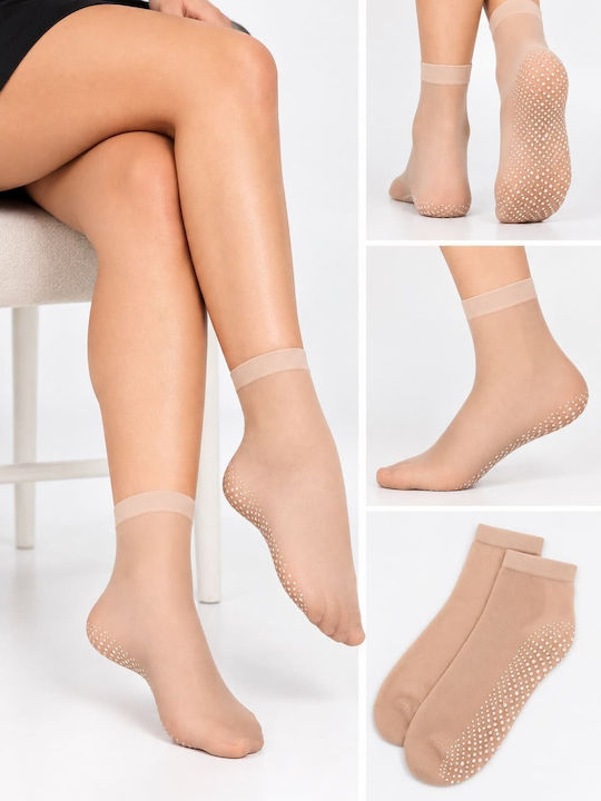 Damen-Söckchen 20 Den Nude