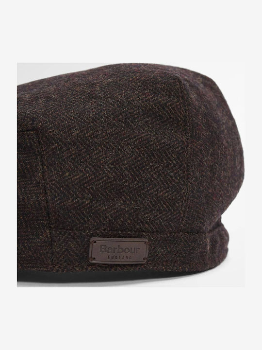 Barbour Braune Herren-Schiebermütze