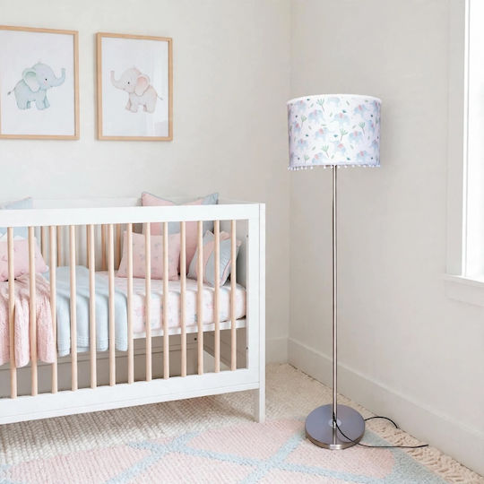 Little Floor Lamp with E27 Lamp Bulb Base White Little Floor Lamp with E27 Lamp Bulb Base White