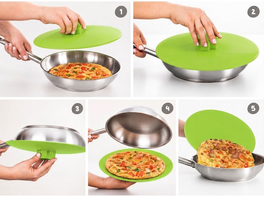 Svim Omelette Platte Wender Πλαστικό Ø27cm Grün