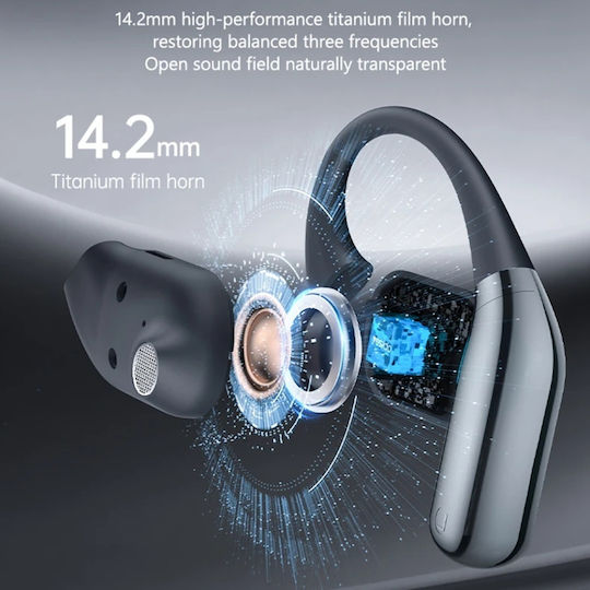 Căști Bluetooth Handsfree In-ear cu Husă de Încărcare Negre