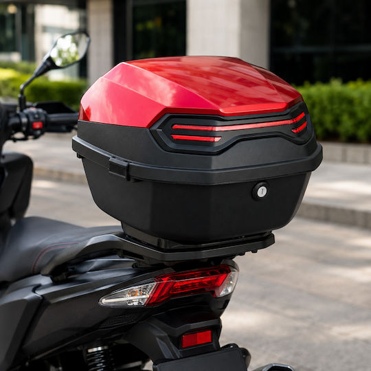 FIXATO Topcase Motocicletă Roșie
