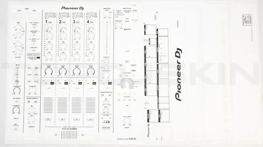 Pioneer Djm A9 Tastatur- und Konsolendeckel