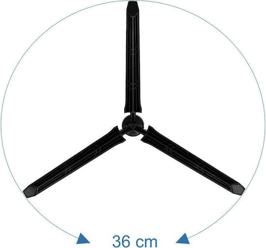 GloboStar Ringlicht 19,5 cm mit Tischstativ