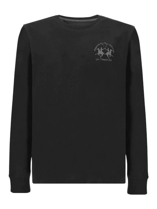 Ervin Langarmshirt Schwarz
