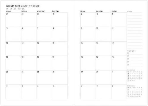 Letts Inspire Tageskalender A6 2027