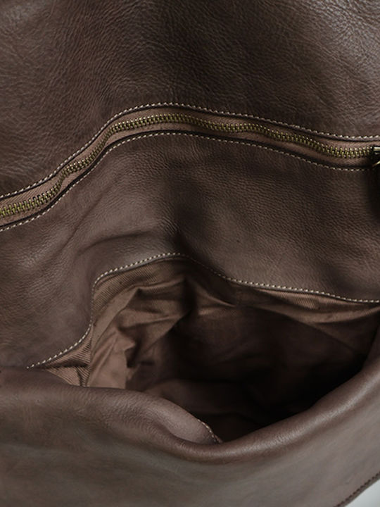 Tabac Brown Leather Men's Messenger Bag
