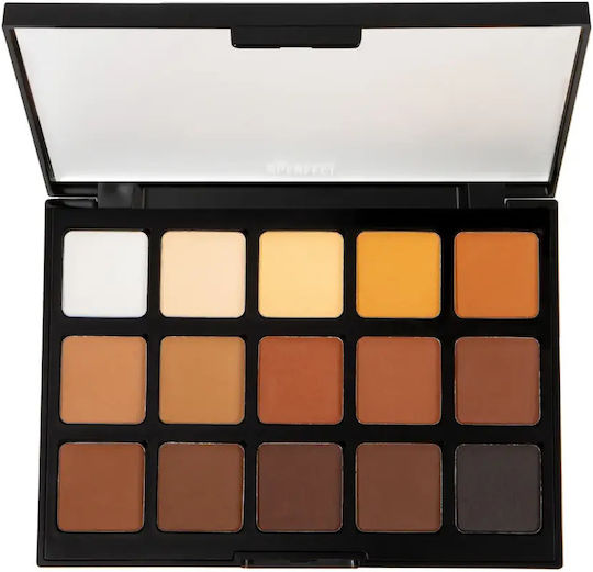 BPerfect Cosmetics Paletă de Farduri de Pleoape Mate în Formă de Pudră Presată