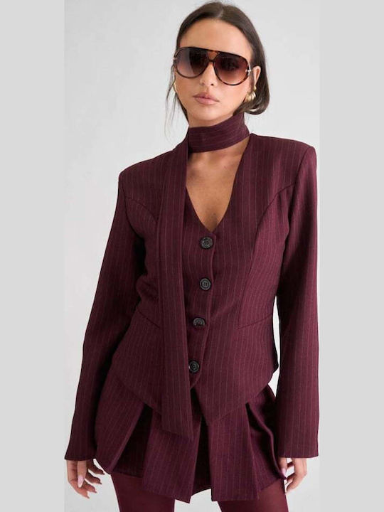 Decoro Sacou Dama Burgundy