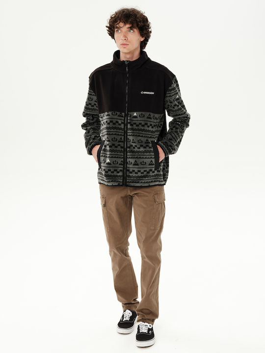 Herren Fleecejacke Pr630 Forest Green/Black