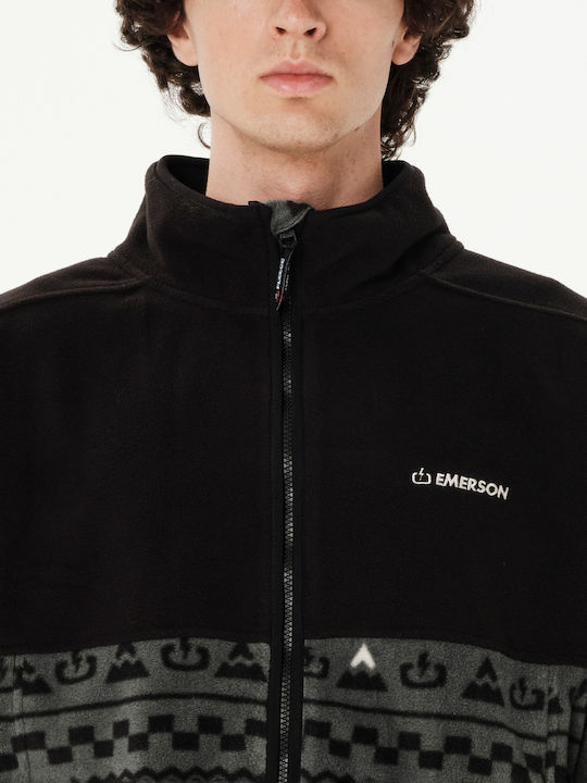 Herren Fleecejacke Pr630 Forest Green/Black