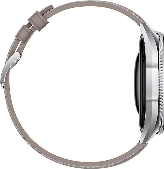 Huawei Watch GT 7 Edelstahl 46 mm Wasserdicht mit Herzfrequenzmesser (Grau)