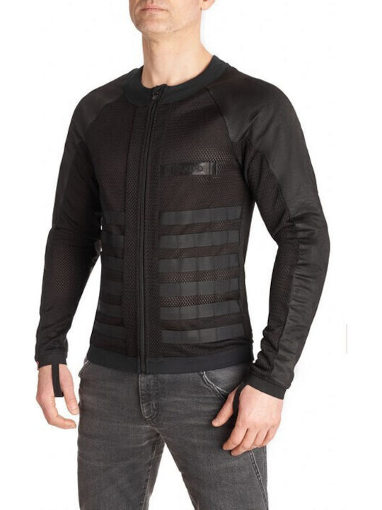 Commando Summer Men's Cordura Motorcycle Jacket Black