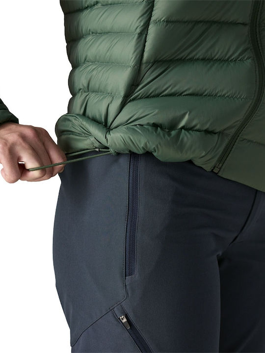 Down Damen-Pufferjacke für den Winter Smolder Blue