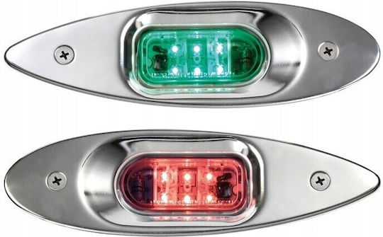 Σετ Ενσωματωμένων Φώτων Ναυσιπλοΐας Led 112 5° Σκάφη Γιοτ