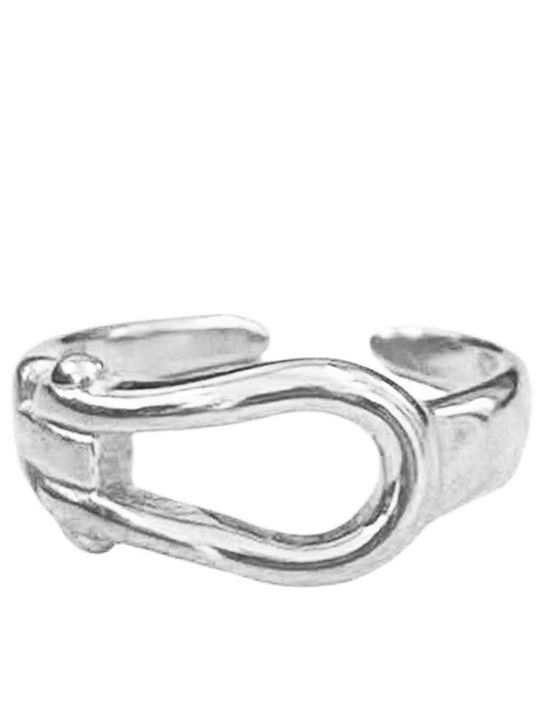 Damen Stahl Vergoldeter Ring