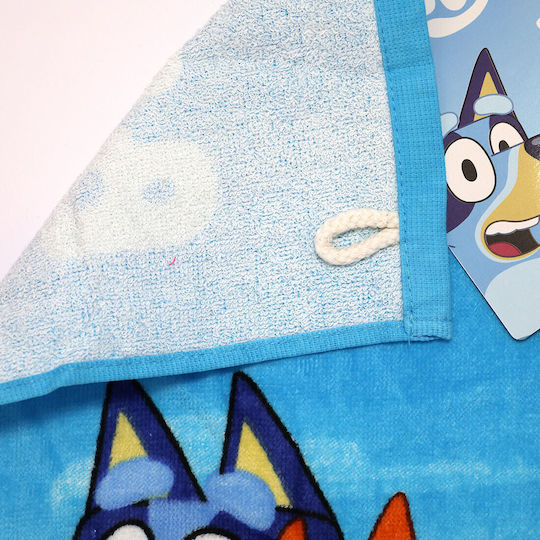 Детска кърпа за лице и ръце Bluey Cozy 30x50 cm – 100% памук Jfk106359 Светлосиня 30x50 см