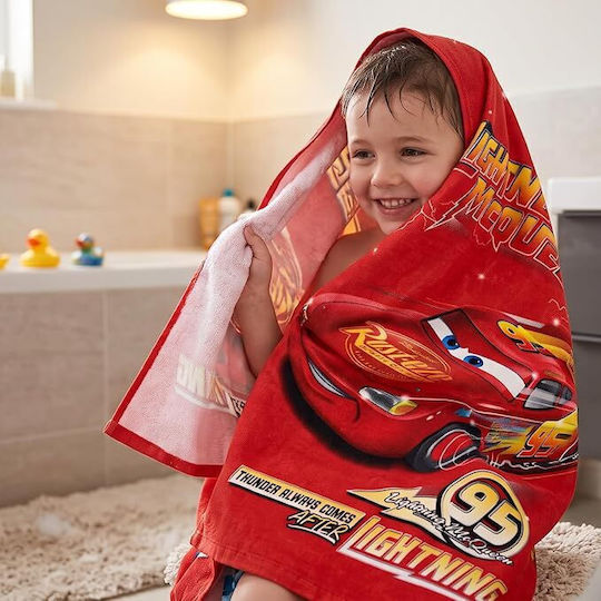 Плажна кърпа Cars McQueen 70x140 см – 100% памук