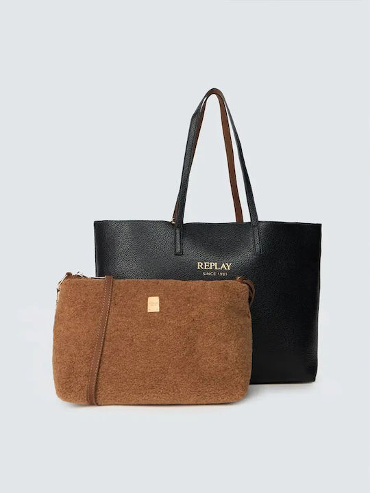 Γυναικεία Shopper Τσάντα Μαύρη