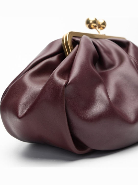 Women's Burgundy Clutch