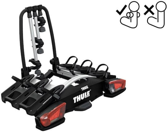 Thule Стойка за Автомобилен Теглич за 3 Велосипеда