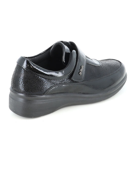 Mocasini pentru Femei de Culoare Neagră 242/2512-34_NEGRU