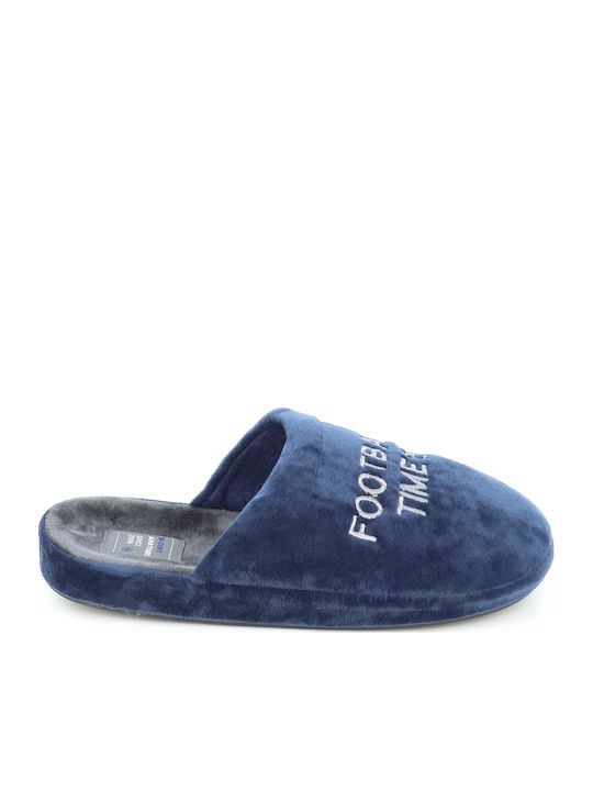 Papuci Bărbătești Cu Fleece Albaștri 68/25530_ALBASTRU
