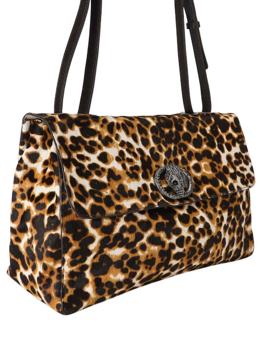Chelsea Leather Women's Flap Bag Suede Brown