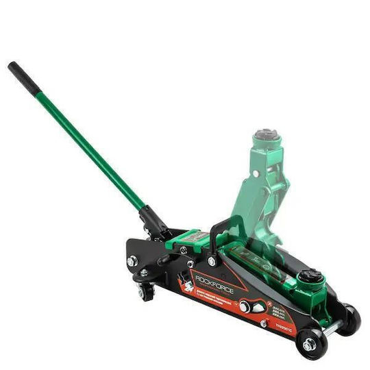 Rockforce Hydraulischer Flaschenwagenheber mit einer Hubhöhe von bis zu 38,7 cm und einer Tragkraft von bis zu 2,5 Tonnen Jack