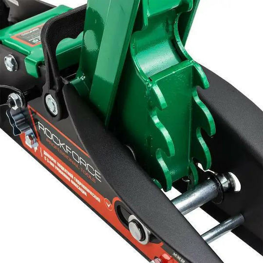Rockforce Hydraulischer Flaschenwagenheber mit einer Hubhöhe von bis zu 38,7 cm und einer Tragkraft von bis zu 2,5 Tonnen Jack