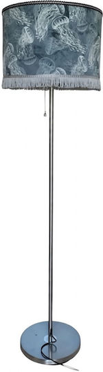 Grey Meduse Floor Lamp with E27 Bulb Socket Grey Grey Meduse Floor Lamp with E27 Bulb Socket Grey
