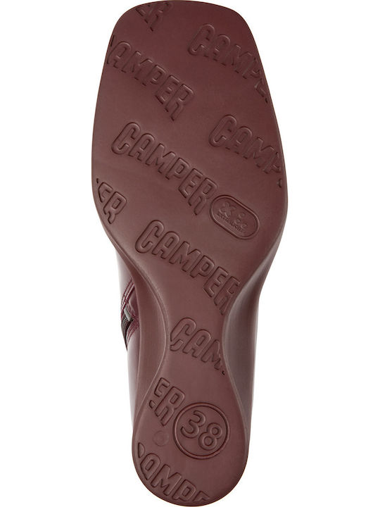 Louise Leder-Stiefeletten für Damen mit Plattform Mehrfarbig