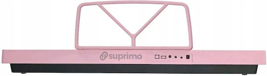 SUPRIMO Orga Electronică EK611 cu 61 de Clape Roz