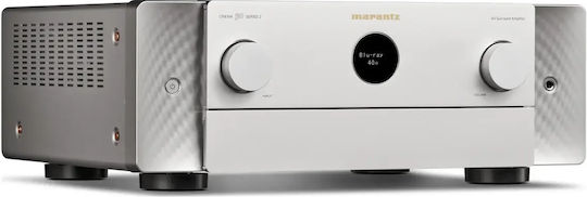 Marantz Cinema 50 Series 2 9.4 Channel 4K/8K Home Cinema Amplifier 110W/8Ω 150W/6Ω with HDR and Dolby Atmos Silver